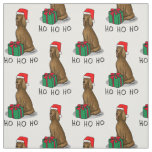 Christmas Santa Hat Irish Setter Dog (red 1) Cute Fabric