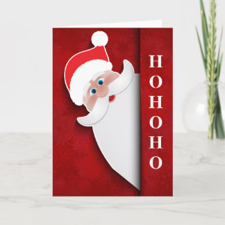 Christmas Santa "HoHoHo" Holiday Card
