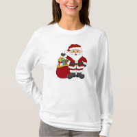 Christmas Santa Holiday Womens t-shirt