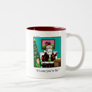 Christmas Santa Humor Coffee Mug