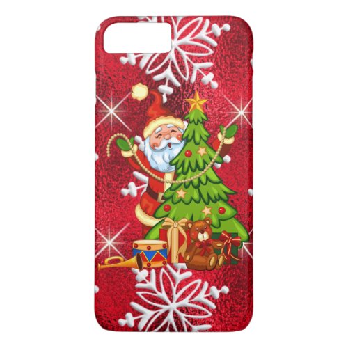 Christmas Santa iPhone 7 plus barely there case