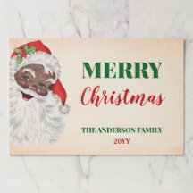 Christmas Santa is Coming to Town Paper Sheets Pad