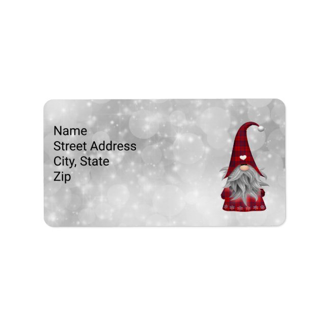 Christmas Santa Label (Front)