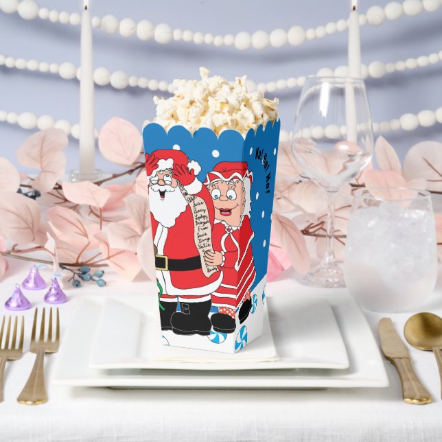 Christmas Santa Lt Favor Boxes (Wedding)