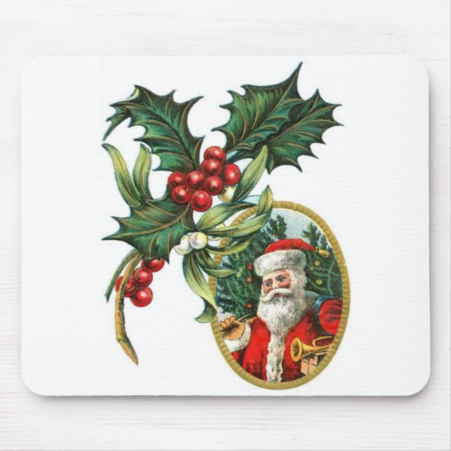 Christmas Santa Mouse Pad (Front)