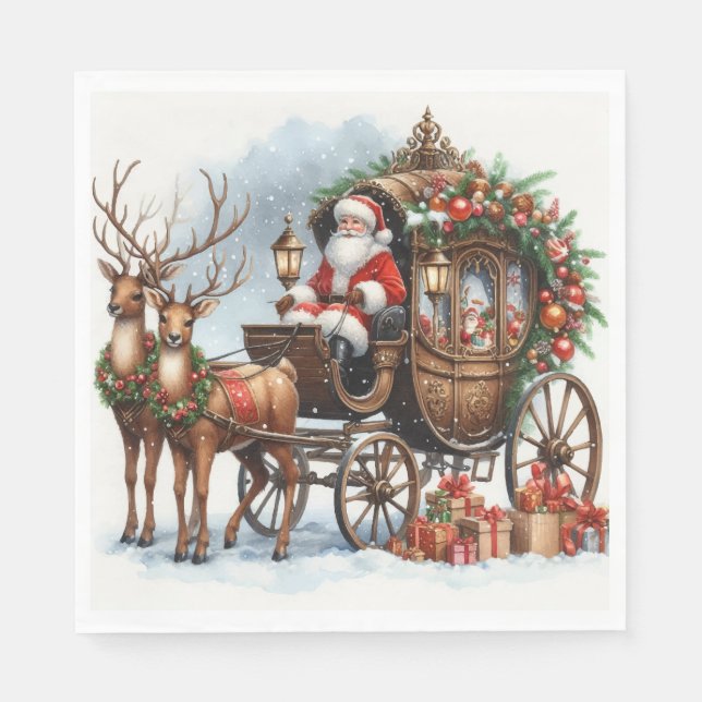 Christmas santa napkins (Front)