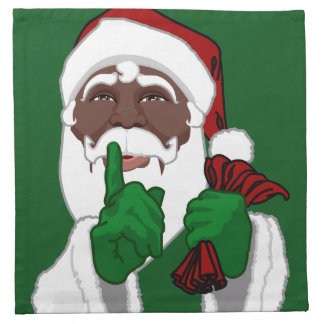 Christmas Santa Napkins African Santa Napkins