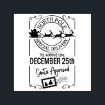 Christmas Santa North Pole Special Delivery Self-inking Stamp<br><div class="desc">Christmas Santa North Pole Special Delivery Self Inking Stamp features the text "North Pole Special Delivery to arrive on December 25th Santa Approved" in modern script. Accented with Santa, reindeer and a postage stamp. Perfect for Christmas cards, holiday cards, Christmas gifts, Christmas party invitations and holiday parties or in the...</div>