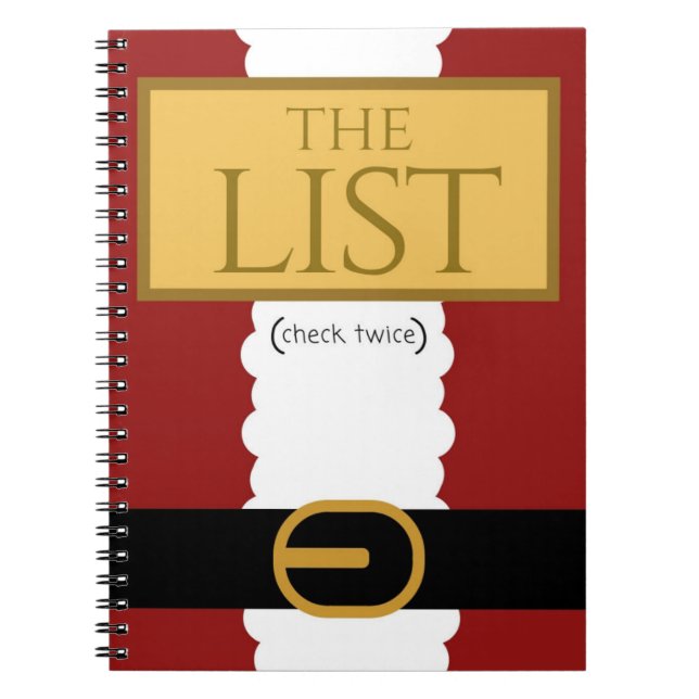 Christmas Santa Notebook (Front)