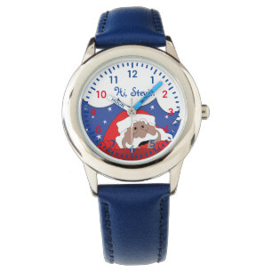 Christmas Santa of color Says Watch