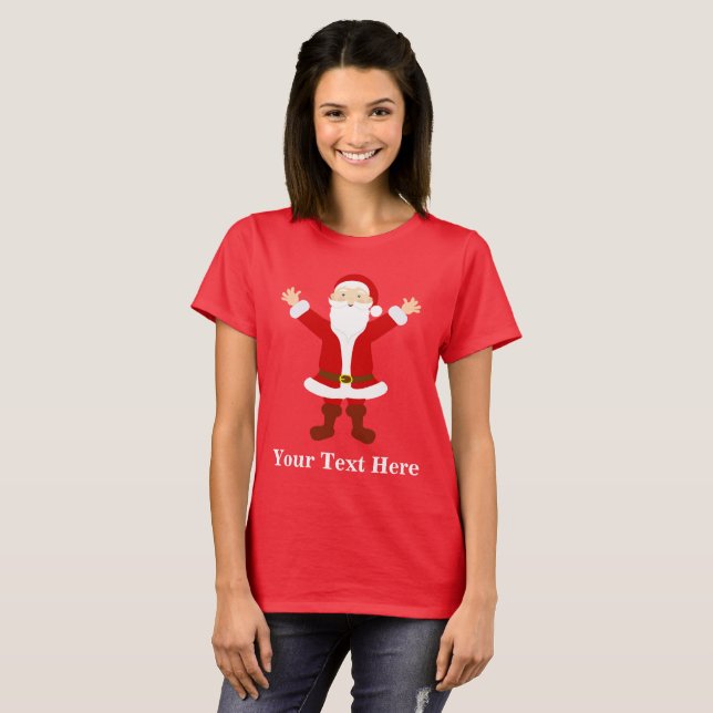 Christmas Santa Personalized T-Shirt (Front Full)