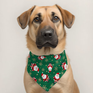 Christmas Santa Pet Bandana Collar