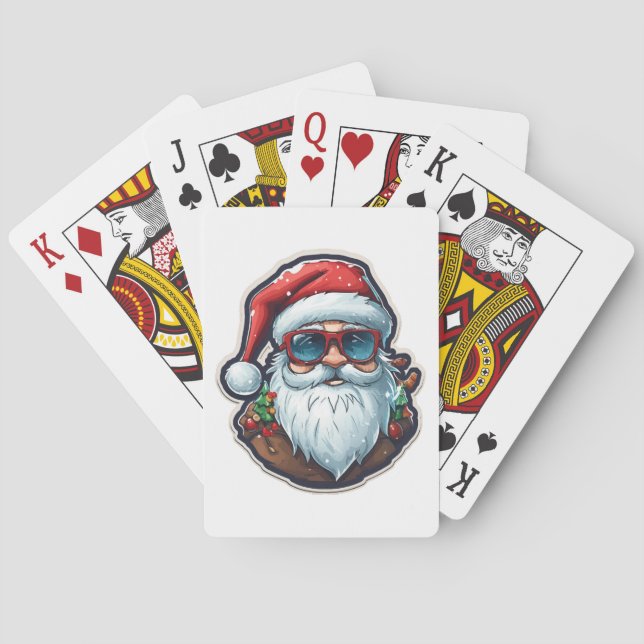 Christmas Santa Poker Cards (Back)
