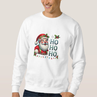 Christmas Santa Print T-Shirt Sweatshirt
