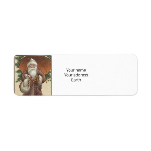 Christmas Santa Return Address Labels