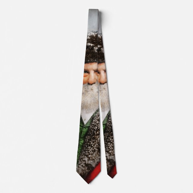 Christmas - Santa - Saint Nicholas 1895 Neck Tie (Front)