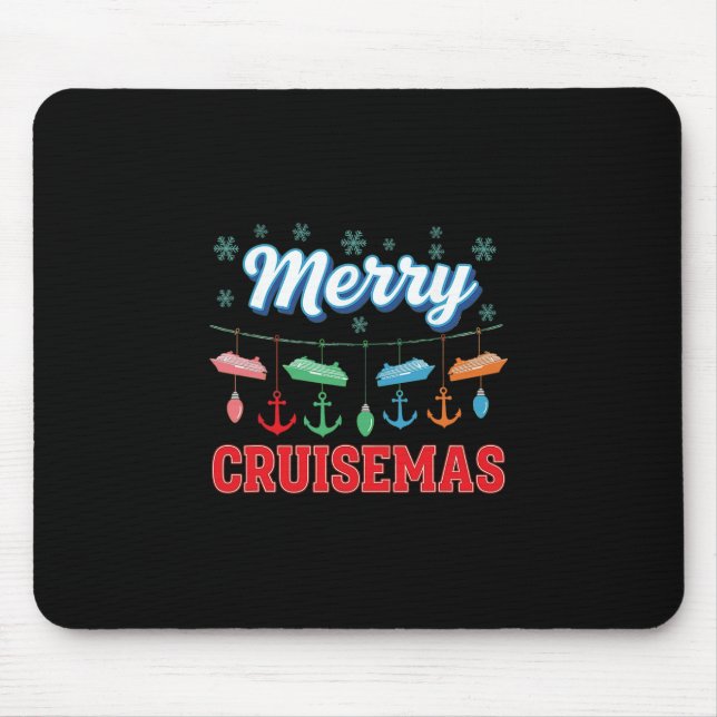 Christmas Santa Says 67 Six Seven Meme Funny Merry Mouse Pad (Front)