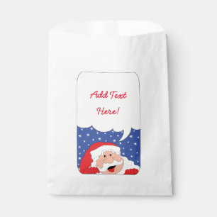 Christmas SANTA SAYS Personalize Favor Bag