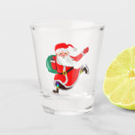 Christmas Santa Shot Glass<br><div class="desc">Santa Claus Shot Glasses Christmas - Painting - or Choose / Add Your Unique Text / Name / Color / Font / Size / Elements - Make Your Special Shot Glass Gift - Resize and move or remove and add elements / text with Customization tool ! Painting and Design by...</div>