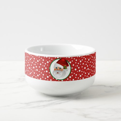 Christmas Santa Soup Mug