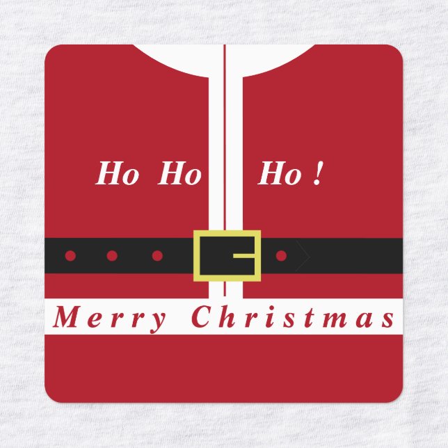 Christmas Santa Stickers (Design 3)