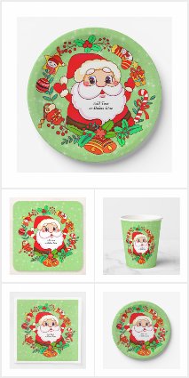 Christmas Santa Stocking Canes