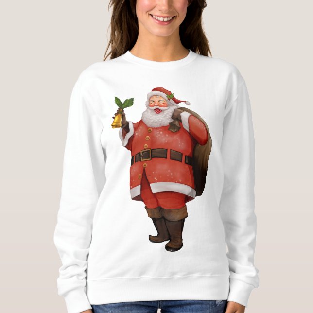 Christmas Santa Sweatshirt Jumper (Front)