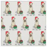 Christmas Santa Wheaten Terrier (wheaten 1b2) Cute Fabric