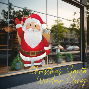 Christmas Santa Window Cling