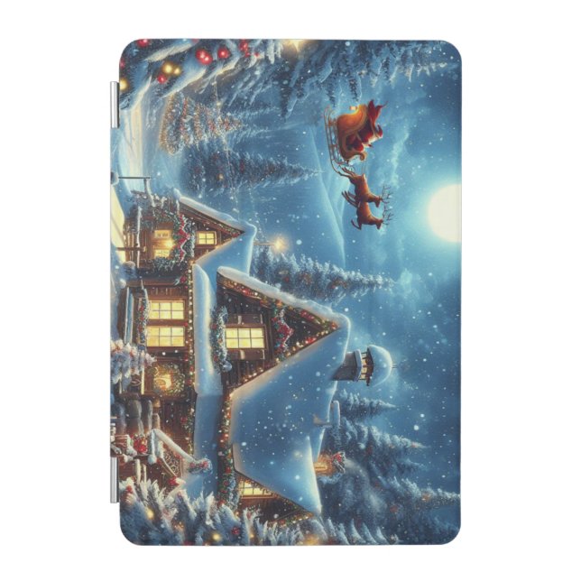 Christmas/santa/winter/snow iPad Smart Cover (Front)