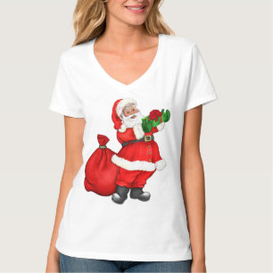 Christmas Santa with Gifts T-Shirt