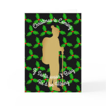 Christmas Santa Would be Hiking