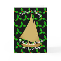 Christmas Santa Would be Sailing