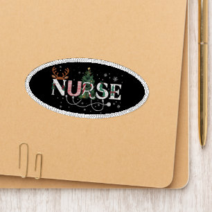 Christmas Santa's Favorite Nurse Xmas Gifts Holida Patch