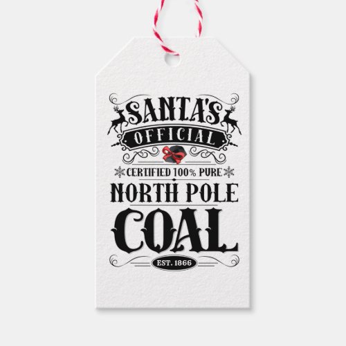 Christmas _ Santas North Pole Coal Tag