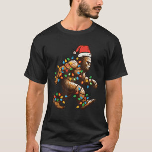 Christmas Sasquatch Santa Xmas Bigfoot Men Women K T-Shirt