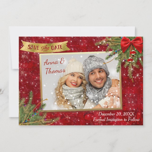 Christmas Save the Date (Front)