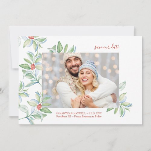 Christmas Save the Date Invitations