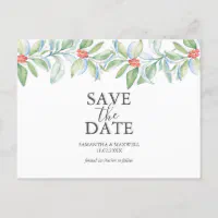 Christmas Save The Date Postcards