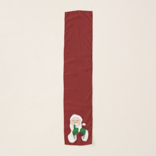 Christmas Scarf Cute Santa Clause Christmas