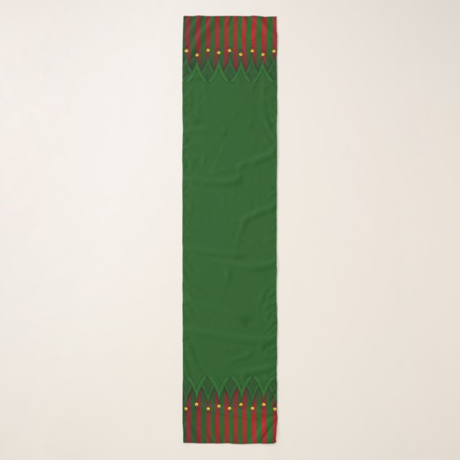 Christmas Scarves Classic Christmas Elf Scarf (Front)