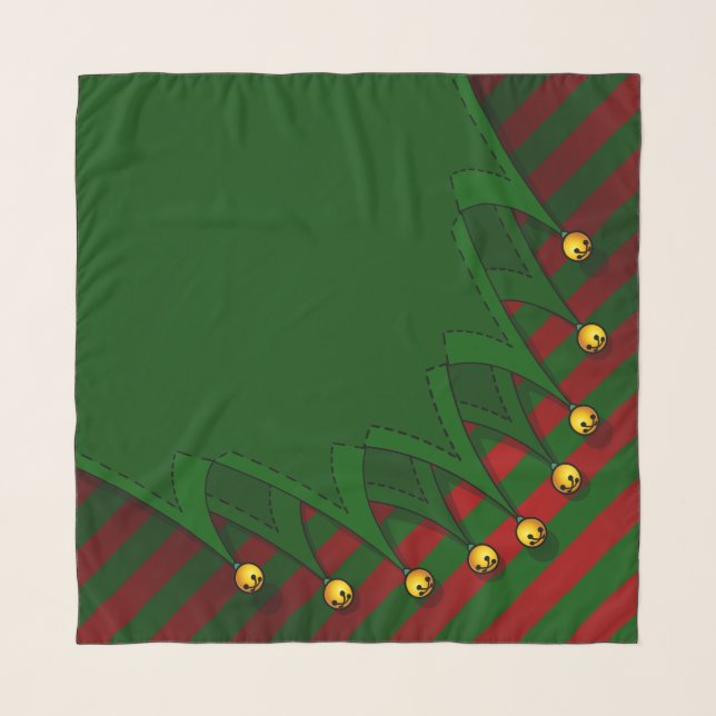 Christmas Scarves Classic Christmas Elf Scarf (Front)