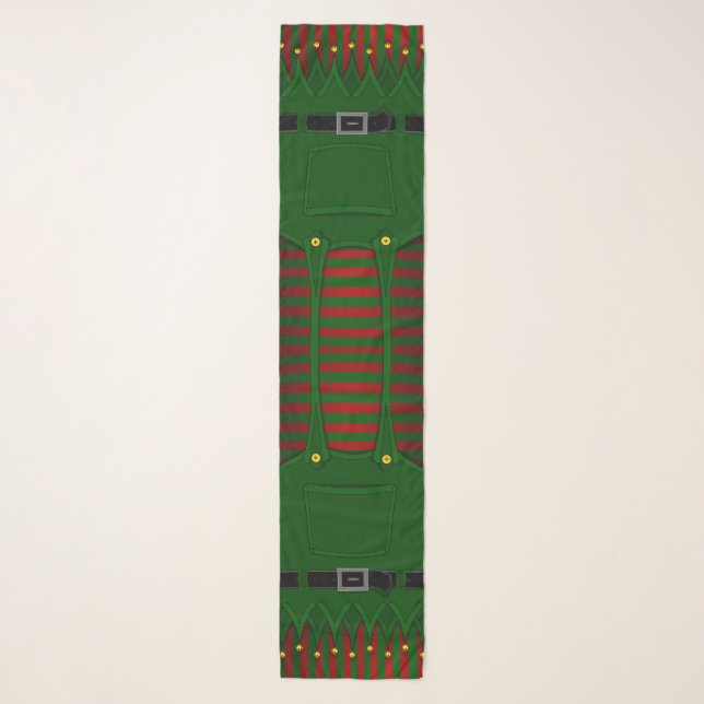 Christmas Scarves Classic Christmas Elf Scarf (Front)