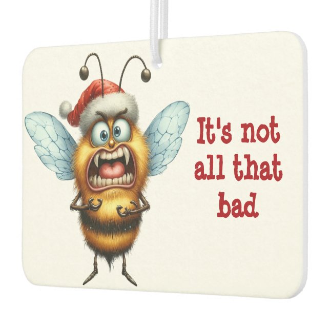 Christmas Scary Honeybee Air Freshener (Left)