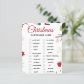 Christmas Scavenger Hunt Checklist Art (Standing Front)