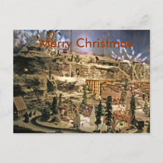 Christmas Scene Postcard