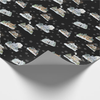 Christmas Scene Wrapping Paper