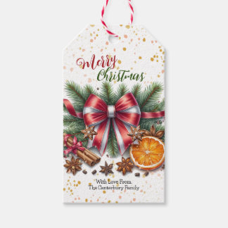 Christmas Scents Natural Elements Gift Tag