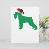 Christmas Schnauzer (Standing Front)