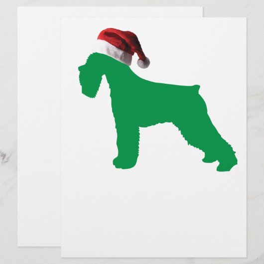 Christmas Schnauzer (Front/Back)